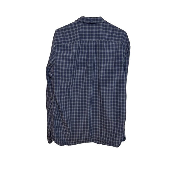 Brooks Brothers Red Fleece Men's Classic Fit Button Blue Plaid Shirt Size Large - Picture 3 of 3